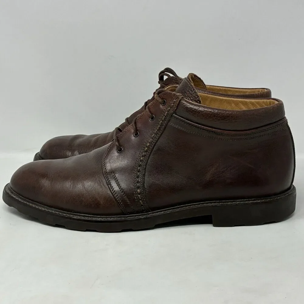 Cable & Co. Men's Brown Shoes Size 9.5 D 4544 Chukka Lace Up Mid Ankle Boots